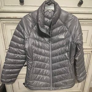 Silver North Face Jacket